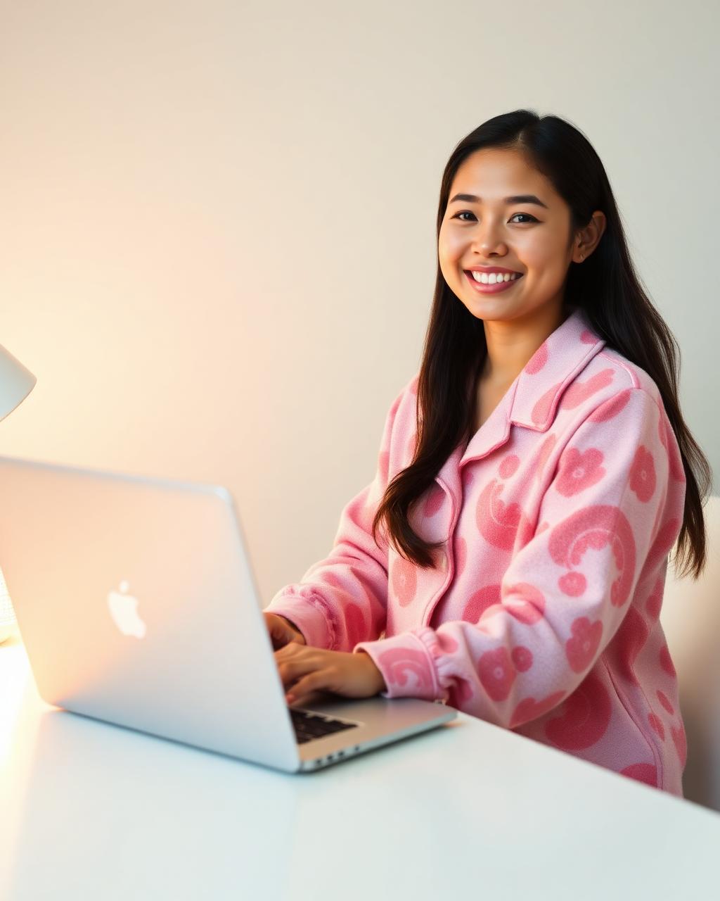 Filipino virtual assistant working from home